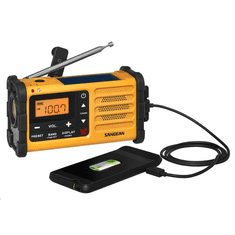 Sangean MMR-88 dinamós-napelemes vészhelyzet rádió sárga (MMR-88)