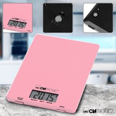 Clatronic KW 3626 digitális konyhai mérleg rózsaszín (KW 3626_P)