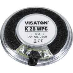 Visaton K 28 WPC 1.1 coll 2.8 cm Hangszóró 1 W 8 ? (K 28 WPC / 8 Ohm)