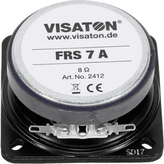Visaton FRS 7 A / 8 2.5 coll 6.5 cm Szélessávú hangszóró 8 W 8 ? (FRS 7 A / 8 Ohm)