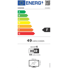 Hisense 43A6BG 43" 4K UHD Smart LED TV (43A6BG)