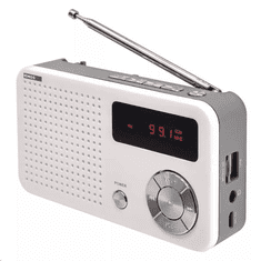 EMOS E0086 EM-213 USB rádió szürke-fehér (E0086)
