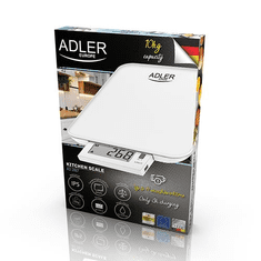 Adler AD3167W konyhai mérleg fehér (AD3167W)