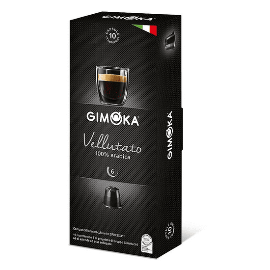 Gimoka Vellutato Nespresso kompatibilis kapszula 10db