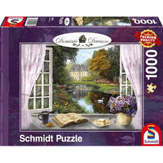 Schmidt Kilátás a kastély kertjére kirakós 1000 db (59590) (S59590)