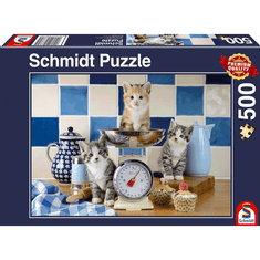 Schmidt Macskák a konyhában, 500 db-os puzzle (58370, 18751-183) (58370, 18751-183)