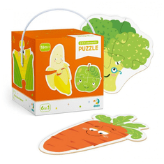 DoDo alapok: Zöldségek és gyümölcsök 2-3-4 db-os puzzle (DOP300155) (DOP300155)