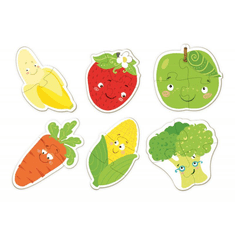 DoDo alapok: Zöldségek és gyümölcsök 2-3-4 db-os puzzle (DOP300155) (DOP300155)