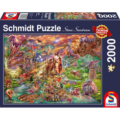 Schmidt Sárkányok kincse 2000 db-os puzzle (58971) (SC58971)