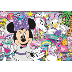 Clementoni Disney: Minnie egér 104db-os puzzle strasszkövekkel (20154) (c20154)