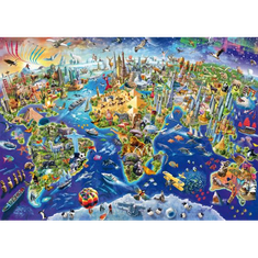 Schmidt Discover the World 1000db-os puzzle (58288) (17858-184) (17858-184)