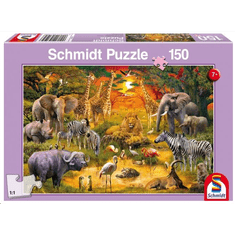 Schmidt Afrika állatai 150 db-os puzzle (56195, 17433-184) (56195, 17433-184)