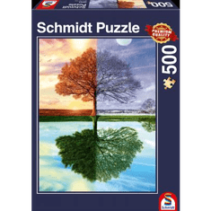 Schmidt The seasons tree 500db-os puzzle (58223) (17176-184) (17176-184)