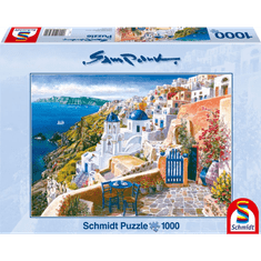 Schmidt Kilátás Santoriniból, Sam Park 1000 db-os puzzle (58560, 9919-184) (58560)