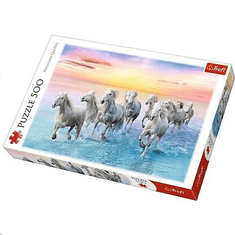 Trefl Galoppozó fehér lovak 500db-os puzzle (37289) (37289)