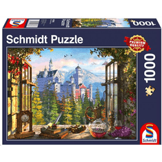 Schmidt Blick aufs Märchenschloss 1000 db-os puzzle (58386, 18710-183) (58386, 18710-183)