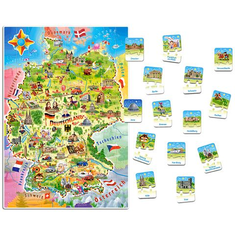 Castorland Németország maxi oktató puzzle 120+28db-os (E-180) (E-180)