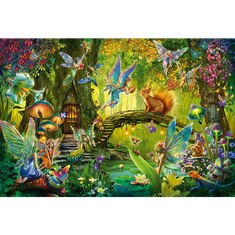 Schmidt Fairies in the forest (wand) 200db-os puzzle (56333) (18901-184) (18901-184)