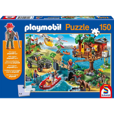 Schmidt Playmobil Faház 150db-os puzzle (56164) (17043-182) (17043-182)