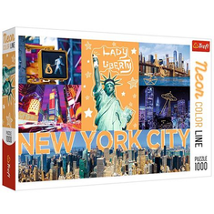 Trefl Neon Color Line: New York város 1000db-os puzzle (10579) (5900511105797)