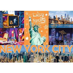Trefl Neon Color Line: New York város 1000db-os puzzle (10579) (5900511105797)