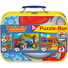 Schmidt Benjamin az Elefánt 2x26, 2x48 db Puzzle Box - Fém kofferben (55594, 12407-184) (55594, 12407-184)