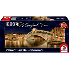 Schmidt Rialto híd, Venedig, 1000 db-os puzzle (59620, 18734-184) (59620, 18734-184)