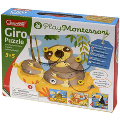 Quercetti Montessori Giro Puzzle kreatív játék (0611) (QU0611)