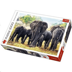 Trefl Afrikai elefántok 1000db-os prémium puzzle (10442) (10442)