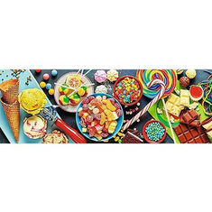 Trefl Színes cukorkák 1000db-os panoráma puzzle (29046) (5900511290462)