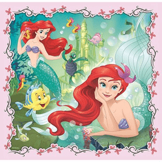 Trefl Disney hercegnők és kis kedvenceik 3 az 1-ben puzzle (34842) (TR34842)