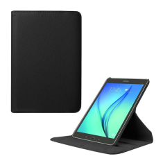 gigapack Tok álló, bőr hatású (FLIP, asztali tartó funkció, 360°-ban forgatható) FEKETE [Samsung Galaxy Tab S2 8.0 WIFI (2016) SM-T713] (5996457577835)
