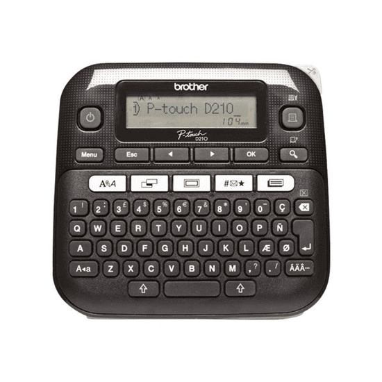 BROTHER P-Touch PT-D210 - labelmaker - monochrome - thermal transfer (PTD210ZG1)