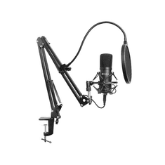 Sandberg Mikrofon, Streamer USB Microphone Kit, Fekete (126-07)