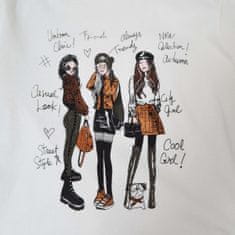 Losan Girls friends hosszú ujjú póló/felső strasszokkal 8 év (128 cm)