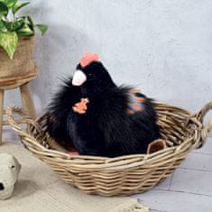 Doudou Histoire d´Ours Plüss csirke fekete 28 cm