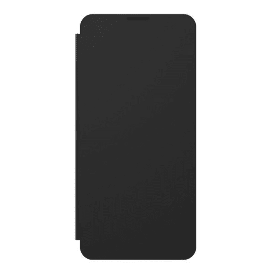 SAMSUNG Galaxy A71 SM-A715F, Oldalra nyíló tok, fekete, gyári (RS101070)