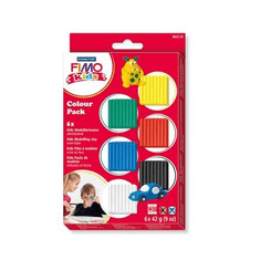 FIMO "Kids Color Pack" gyurma készlet 6x42g égethető 6 alapszín (8032 01) (8032 01)