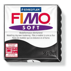 FIMO "Soft" gyurma 56g égethető fekete (8020-9) (8020-9)
