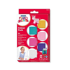 FIMO "Kids Color Pack" gyurma készlet 6x42g égethető lányoknak (8032 02) (8032 02)