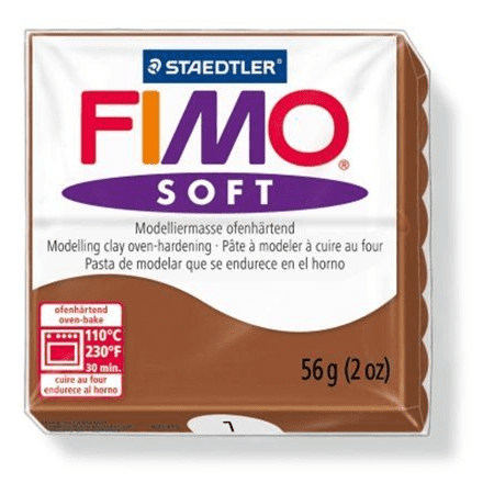 FIMO "Soft" gyurma 56g égethető karamell (8020-7) (8020-7)