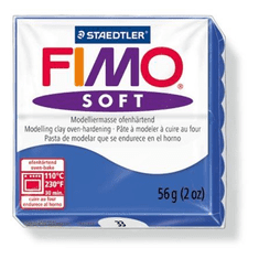 FIMO "Soft" gyurma 56g égethető fényes kék (8020-33) (8020-33)