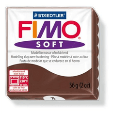 FIMO "Soft" gyurma 56g égethető csokoládé (8020-75) (8020-75)