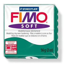FIMO "Soft" gyurma 56g égethető smaragdzöld (8020-56) (8020-56)