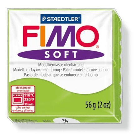 FIMO "Soft" gyurma 56g égethető alma zöld (8020-50) (8020-50)
