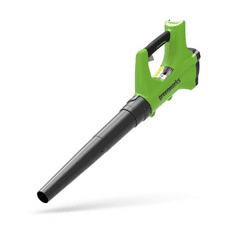 Greenworks G24AB akkumulátoros lombfúvó-szívó 24v akkumulátor és töltő nélkül (2402207-GW) (2402207-GW)