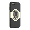műanyag telefonvédő (szilikon belső, mágneses telefontartó gyűrű, 360°-ban forgatható) ARANY [Apple iPhone 6S Plus 5.5] (5996457743582)