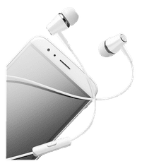 CellularLine IN EAR fülhallgató SZTEREO (3.5mm jack, mikrofon, felvevő gomb, zajszűrő) FEHÉR (AUINEARW) (AUINEARW)
