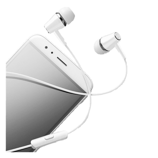 CellularLine IN EAR fülhallgató SZTEREO (3.5mm jack, mikrofon, felvevő gomb, zajszűrő) FEHÉR (AUINEARW) (AUINEARW)