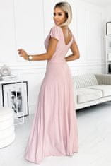 Numoco Női ruha 411-6 CRYSTAL, vén rózsaszín, XL